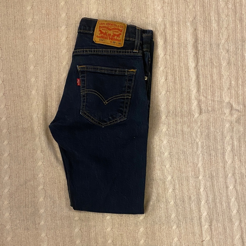 Levi's 512 Men's dark blue Straight Jeans
